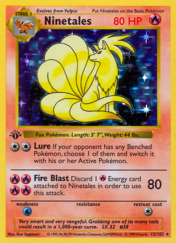 Ninetales 12 · Base Set