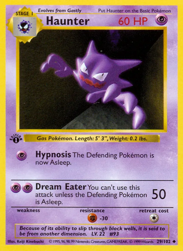 Haunter 29 · Base Set