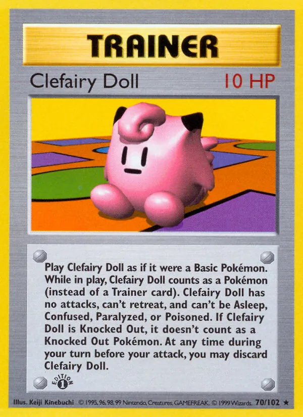 Clefairy Doll 70 · Base Set