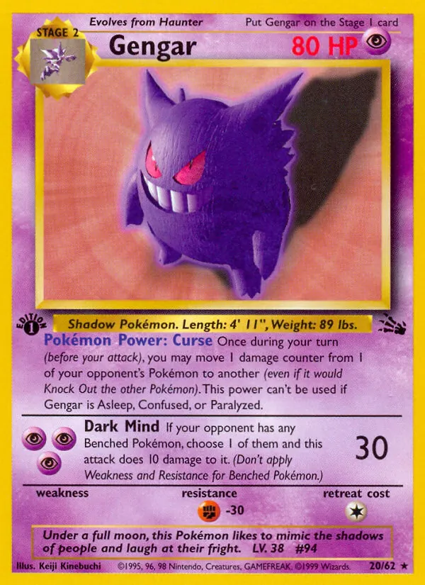 Gengar 20 · Fossil