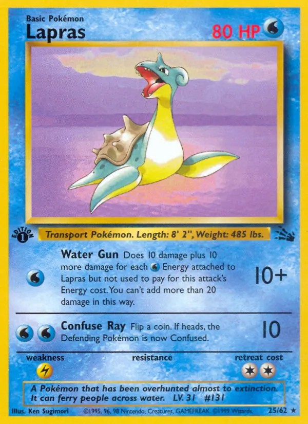 Lapras 25 · Fossil