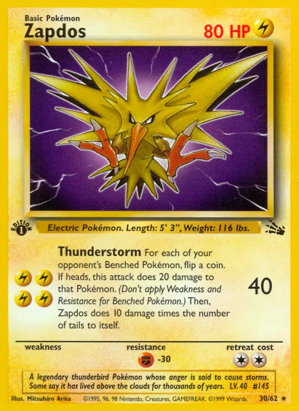 Zapdos 30 · Fossil