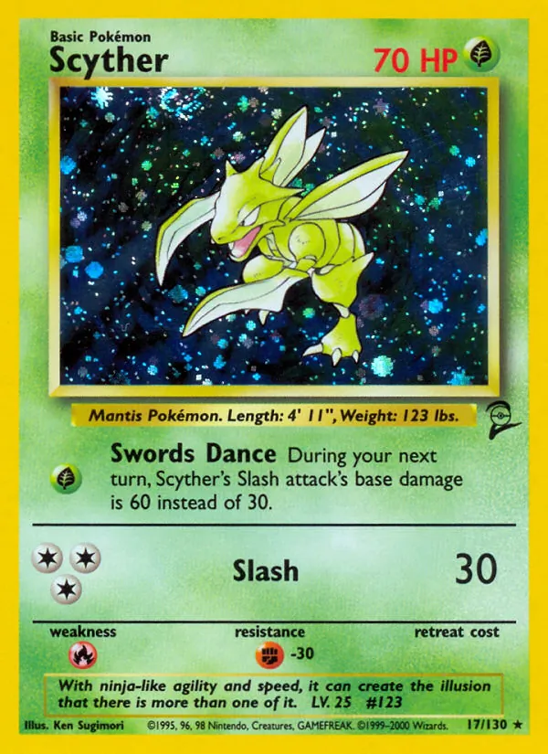 Scyther 17 · Base Set 2