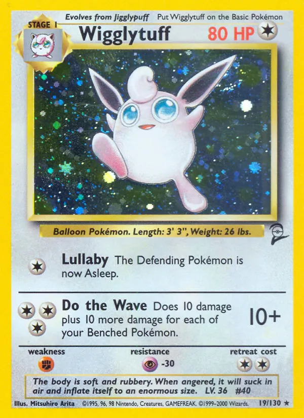 Wigglytuff 19 · Base Set 2