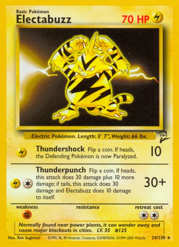 Electabuzz 24 · Base Set 2