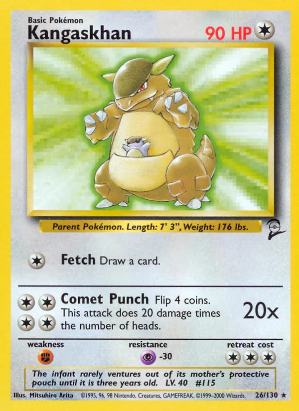 Kangaskhan 26 · Base Set 2