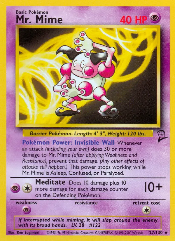Mr. Mime 27 · Base Set 2