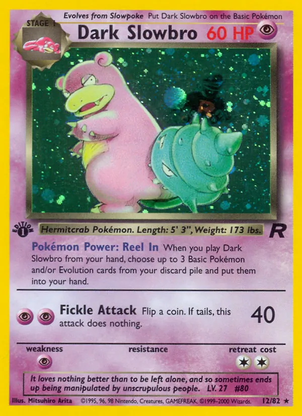 Dark Slowbro 12 · Team Rocket