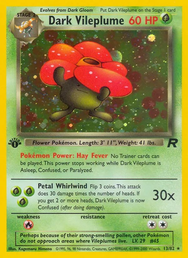 Dark Vileplume 13 · Team Rocket