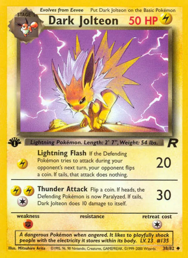 Dark Jolteon 38 · Team Rocket