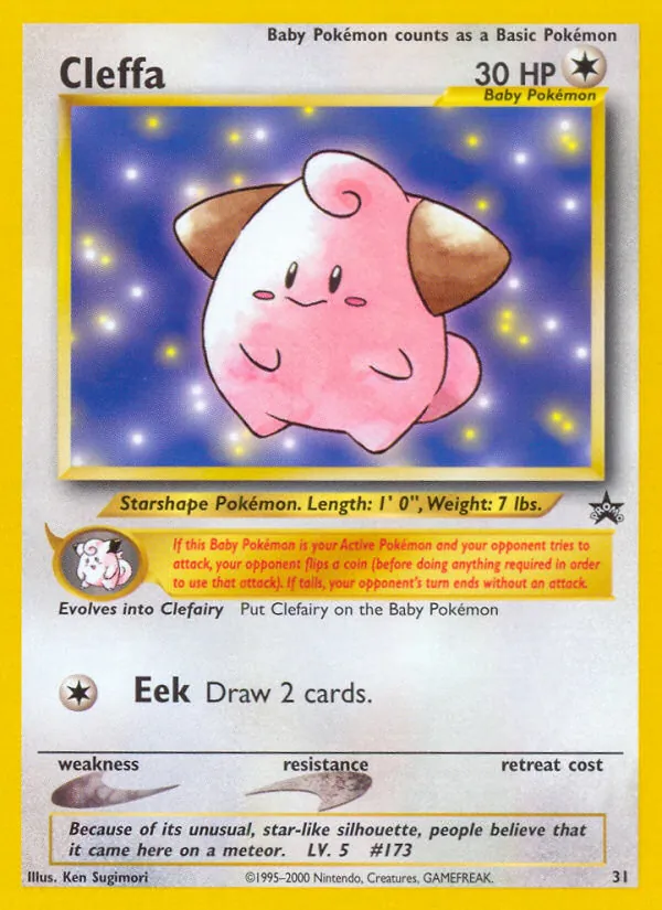 Cleffa 31 · Wizards Black Star Promos