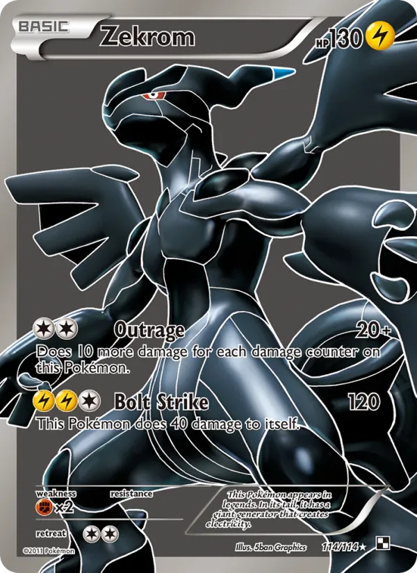 Zekrom 114 · Black & White