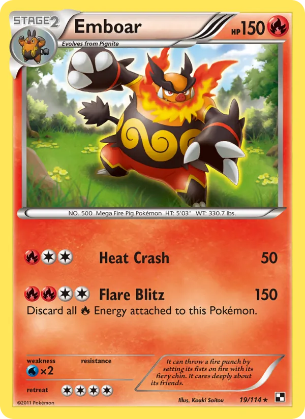 Emboar 19 · Black & White