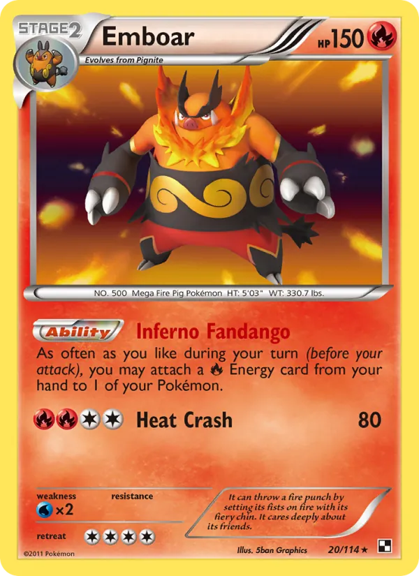 Emboar 20 · Black & White