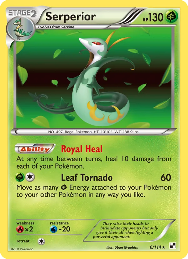 Serperior 6 · Black & White