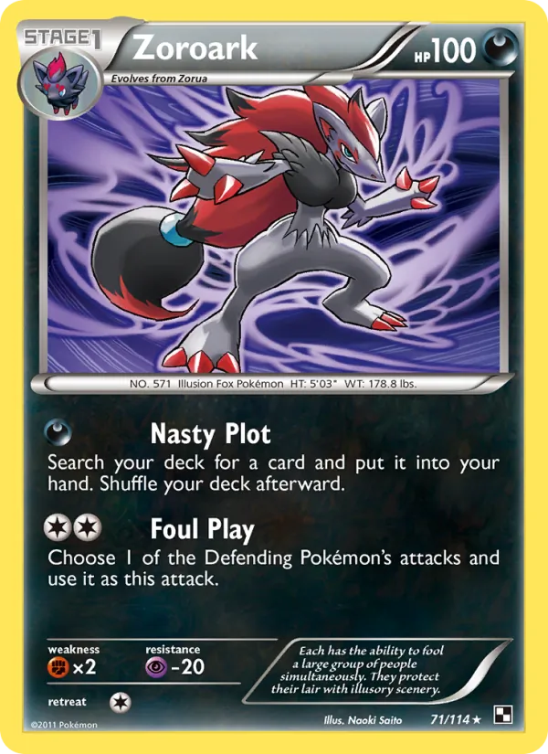 Zoroark 71 · Black & White