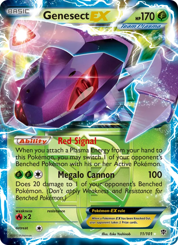Genesect-EX 11 · Plasma Blast