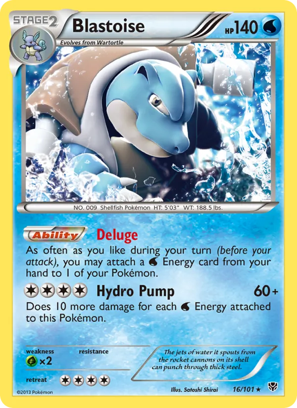 Blastoise 16 · Plasma Blast