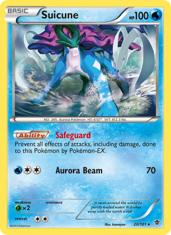 Suicune 20 · Plasma Blast