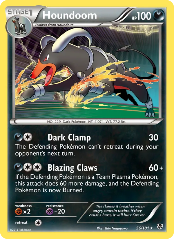 Houndoom 56 · Plasma Blast