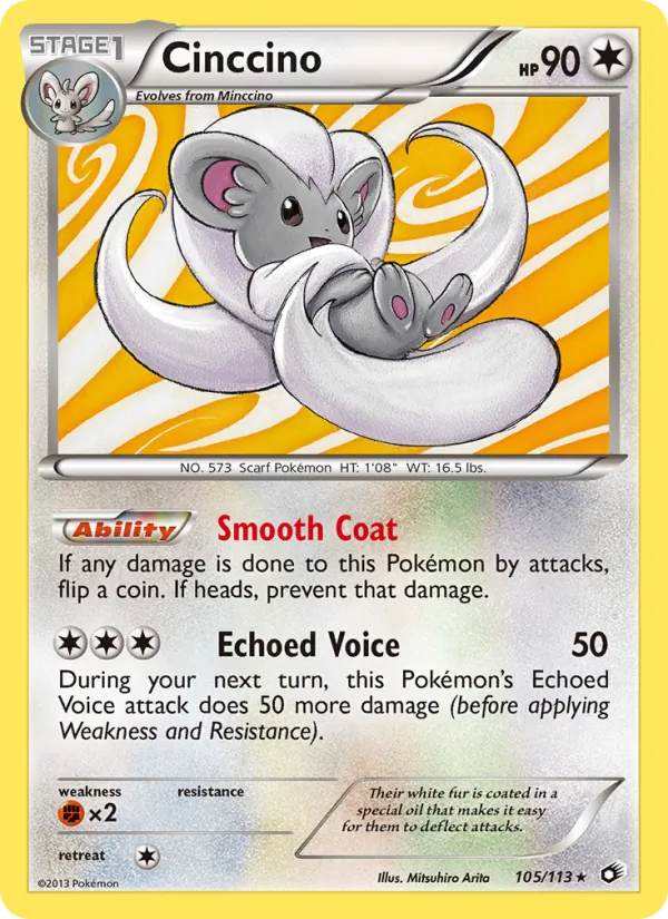 Cinccino 105 · Legendary Treasures