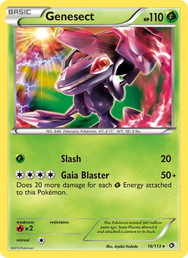 Genesect 16 · Legendary Treasures