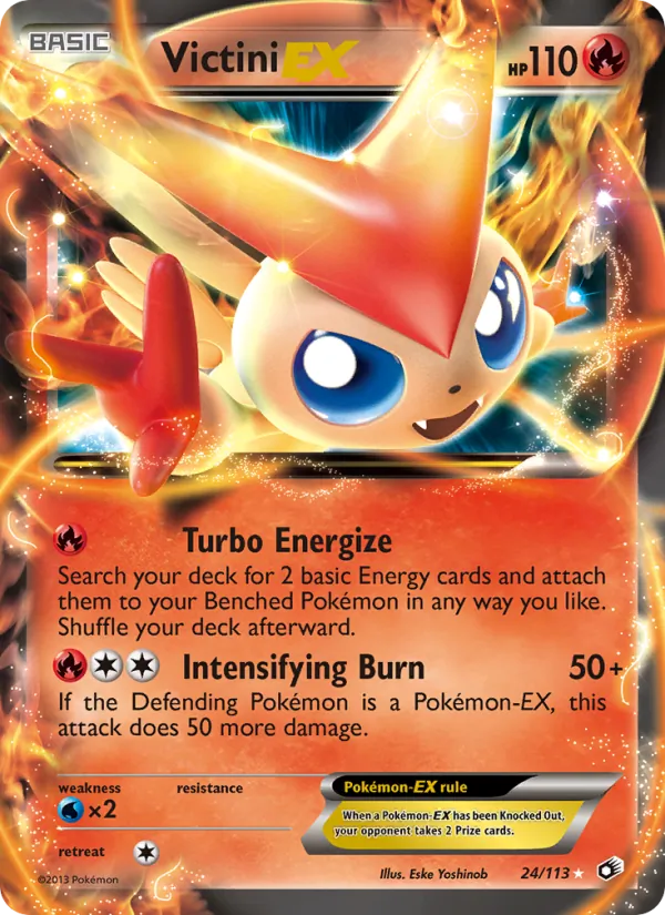 Victini-EX 24 · Legendary Treasures
