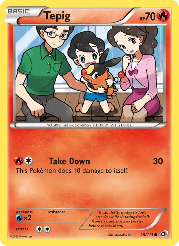 Tepig 25 · Legendary Treasures