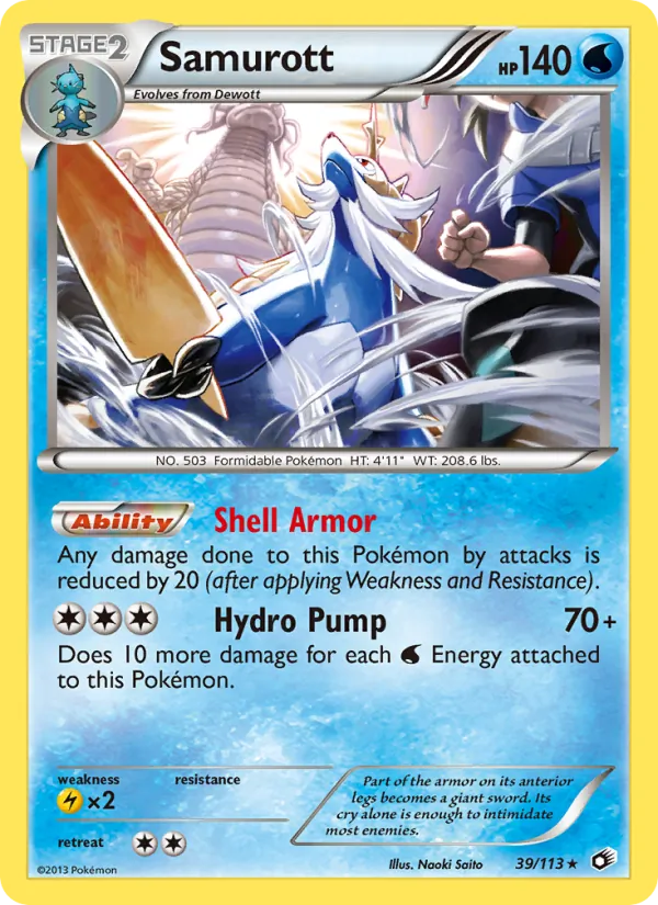 Samurott 39 · Legendary Treasures