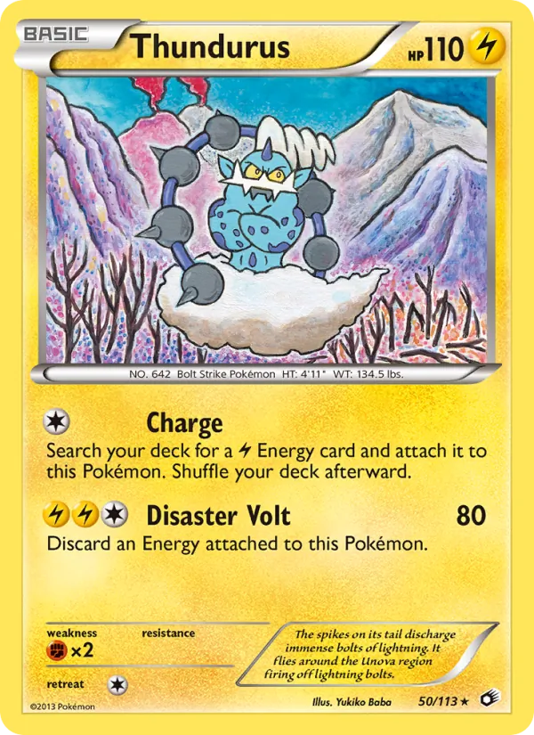 Thundurus 50 · Legendary Treasures