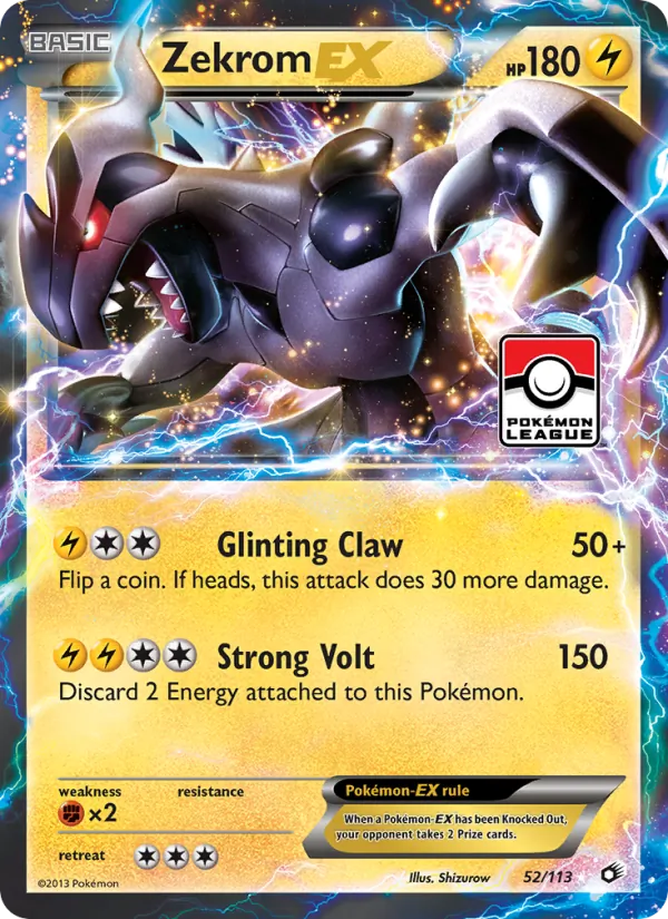 Zekrom-EX 52 · Legendary Treasures