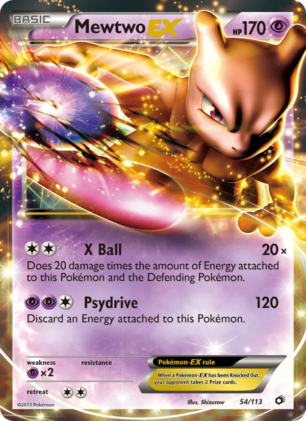 Mewtwo-EX 54 · Legendary Treasures