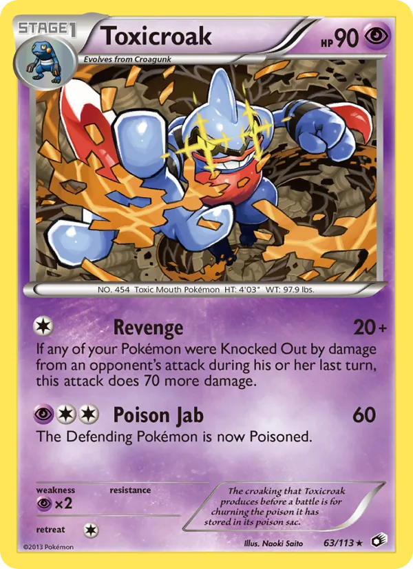Toxicroak 63 · Legendary Treasures