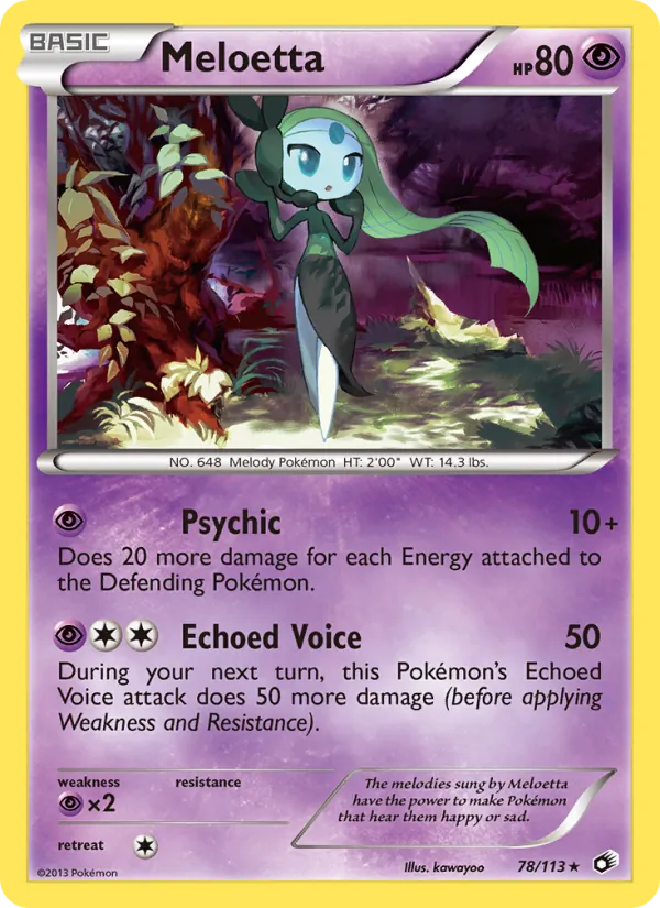 Meloetta 78 · Legendary Treasures