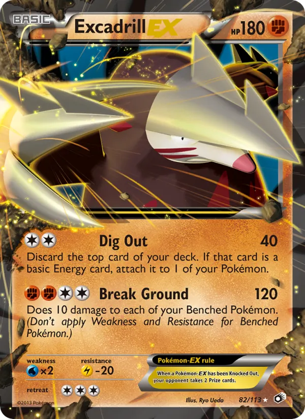 Excadrill-EX 82 · Legendary Treasures