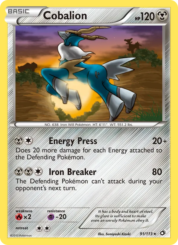 Cobalion 91 · Legendary Treasures