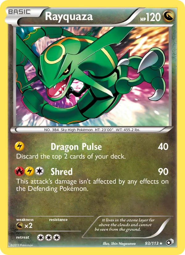 Rayquaza 93 · Legendary Treasures