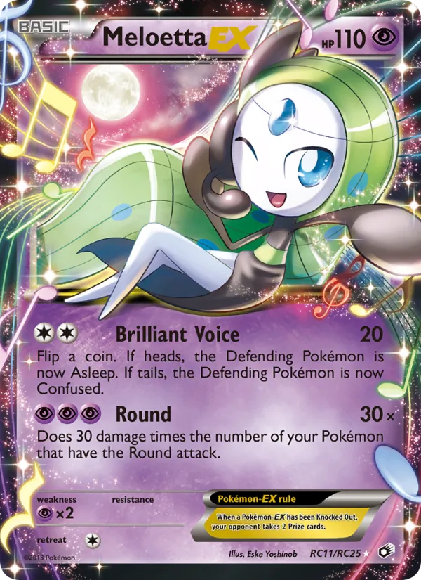 Meloetta-EX RC11 · Legendary Treasures