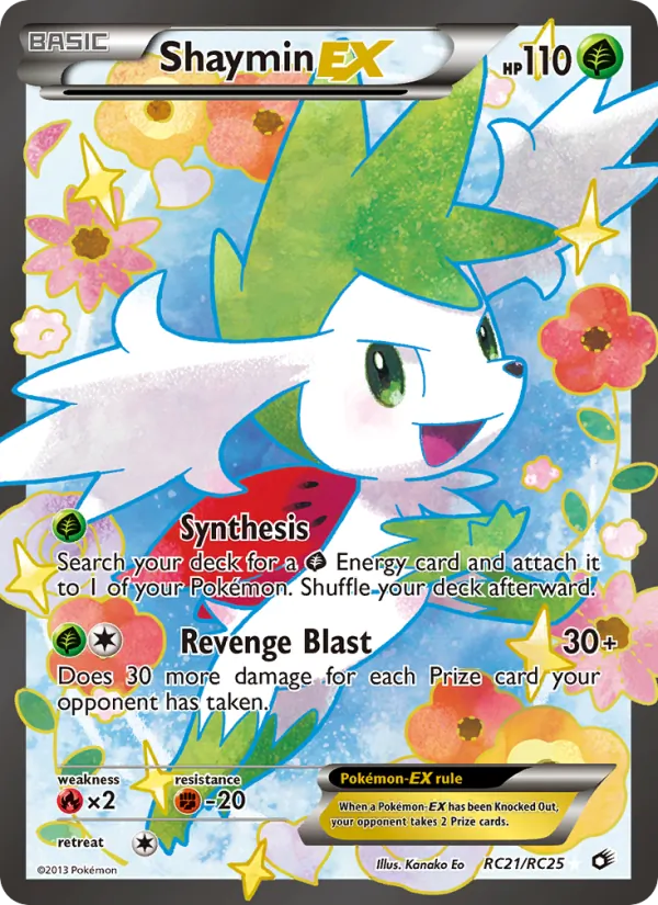 Shaymin-EX RC21 · Legendary Treasures