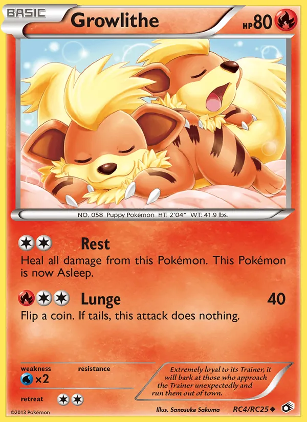 Growlithe RC4 · Legendary Treasures