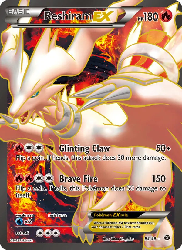 Reshiram-EX 95 · Next Destinies