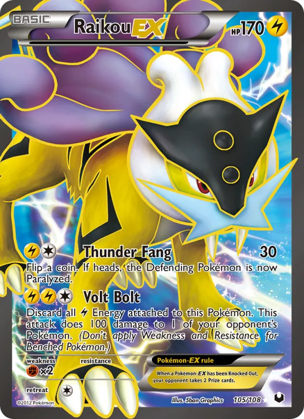 Raikou-EX 105 · Dark Explorers
