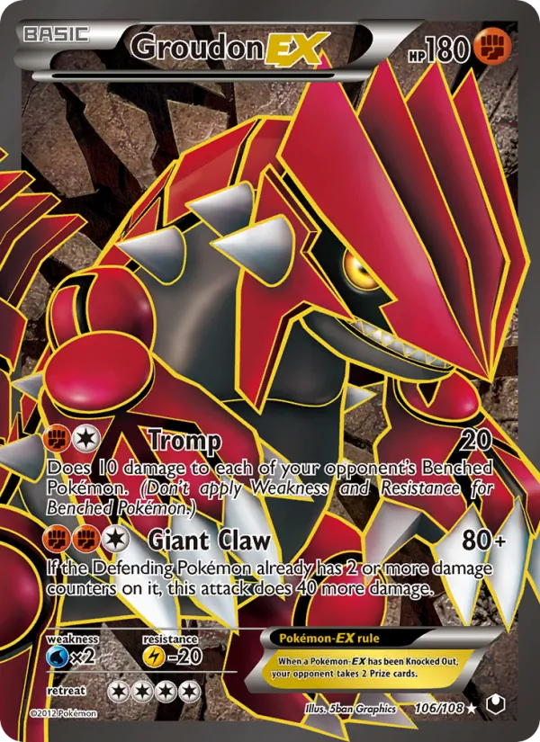 Groudon-EX 106 · Dark Explorers