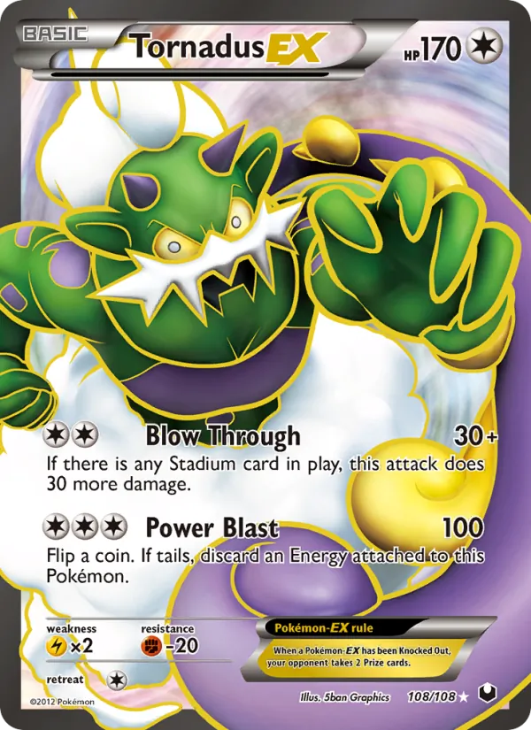 Tornadus-EX 108 · Dark Explorers