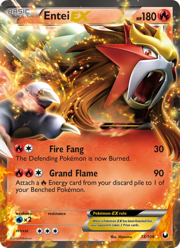 Entei-EX 13 · Dark Explorers