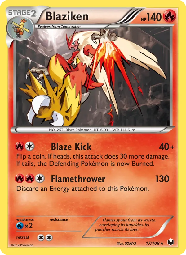 Blaziken 17 · Dark Explorers