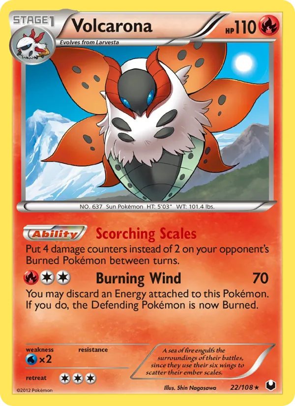 Volcarona 22 · Dark Explorers