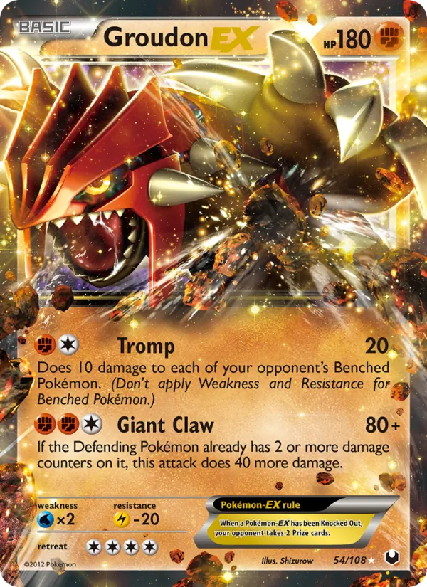 Groudon-EX 54 · Dark Explorers