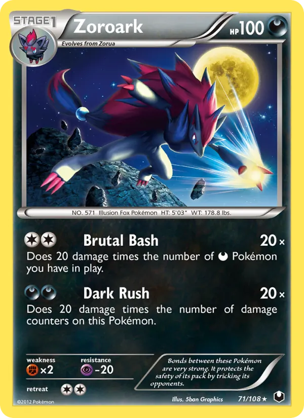 Zoroark 71 · Dark Explorers