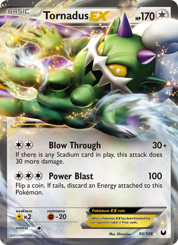 Tornadus-EX 90 · Dark Explorers